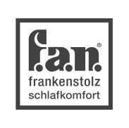 Die Grafik zeigt das Logo von fan frankenstolz Schlafkomfort H. Neumeyer gmbh & co. KG.